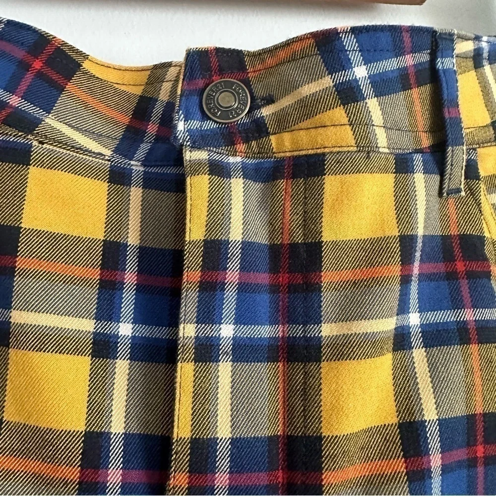 Forever 21 Plaid Mini Skirt Size M - Picture 4 of 7